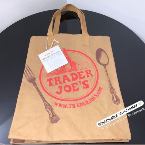 Trader Joe’s Bag Washable Reusable Paper - Picture 2 of 15